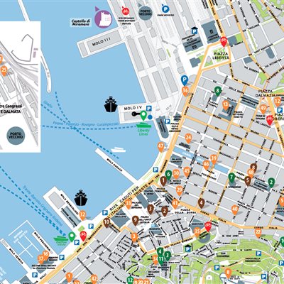 Trieste Running Routes By bus and tram